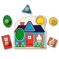 First Shapes Jumbo Peg Puzzle - 5 Pieces><noscript><img width=