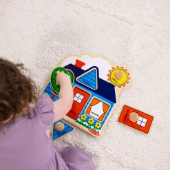 First Shapes Jumbo Peg Puzzle - 5 Pieces><noscript><img width=