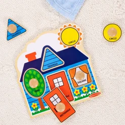 First Shapes Jumbo Peg Puzzle - 5 Pieces><noscript><img width=