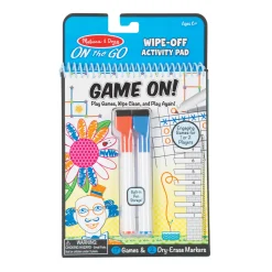 Game On! Wipe-Off Activity Pad - On the Go Travel Activity>Melissa & Doug Hot