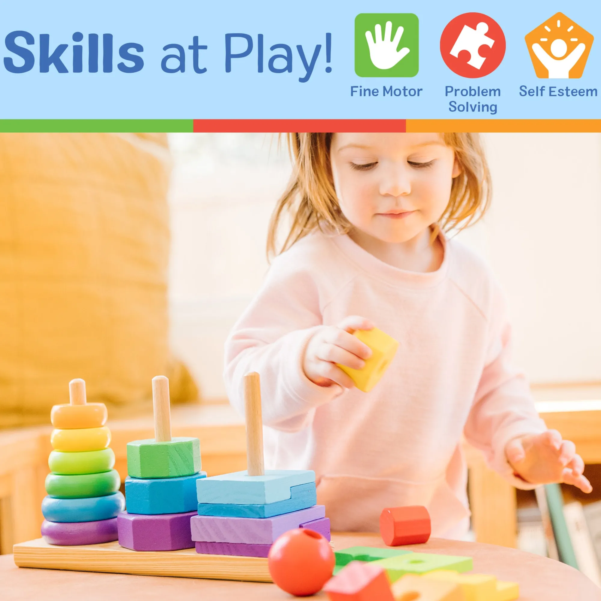 Geometric Stacker>Melissa & Doug Sale