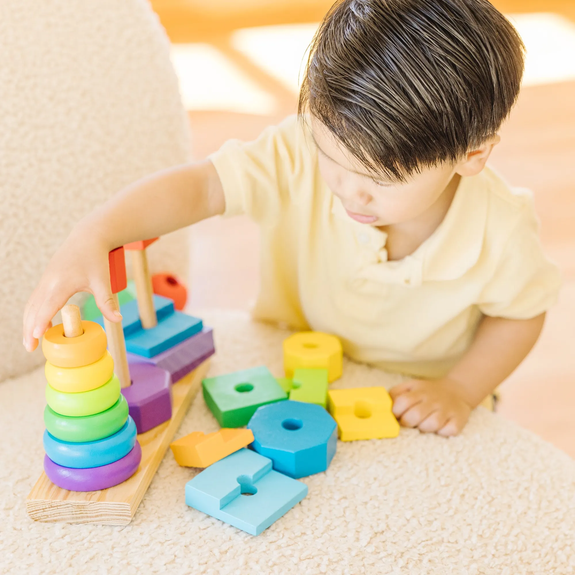 Geometric Stacker>Melissa & Doug Sale