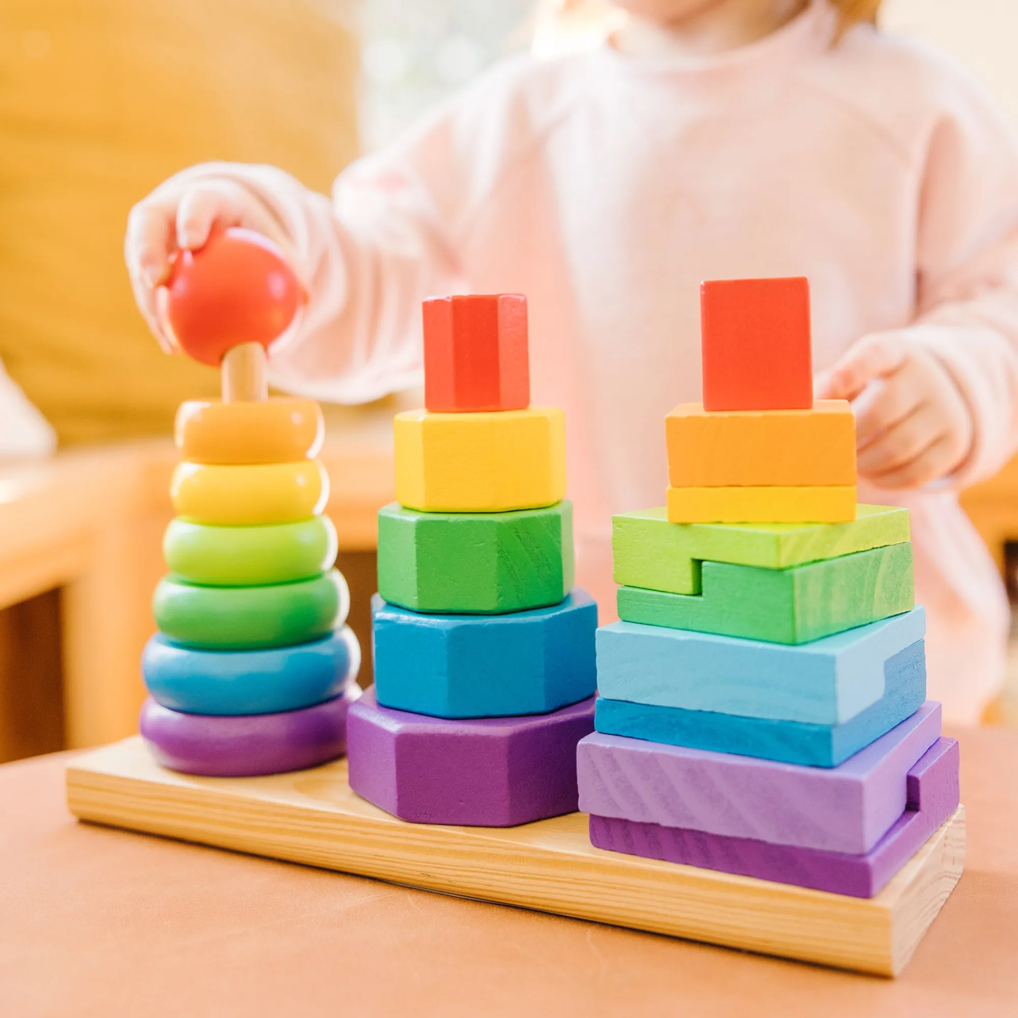 Geometric Stacker>Melissa & Doug Sale