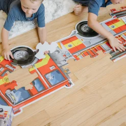 Giant Fire Truck Floor Puzzle - 24 Pieces><noscript><img width=