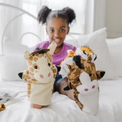 Hand Puppet 2-Pack: Farm Friends, Zoo Friends><noscript><img width=