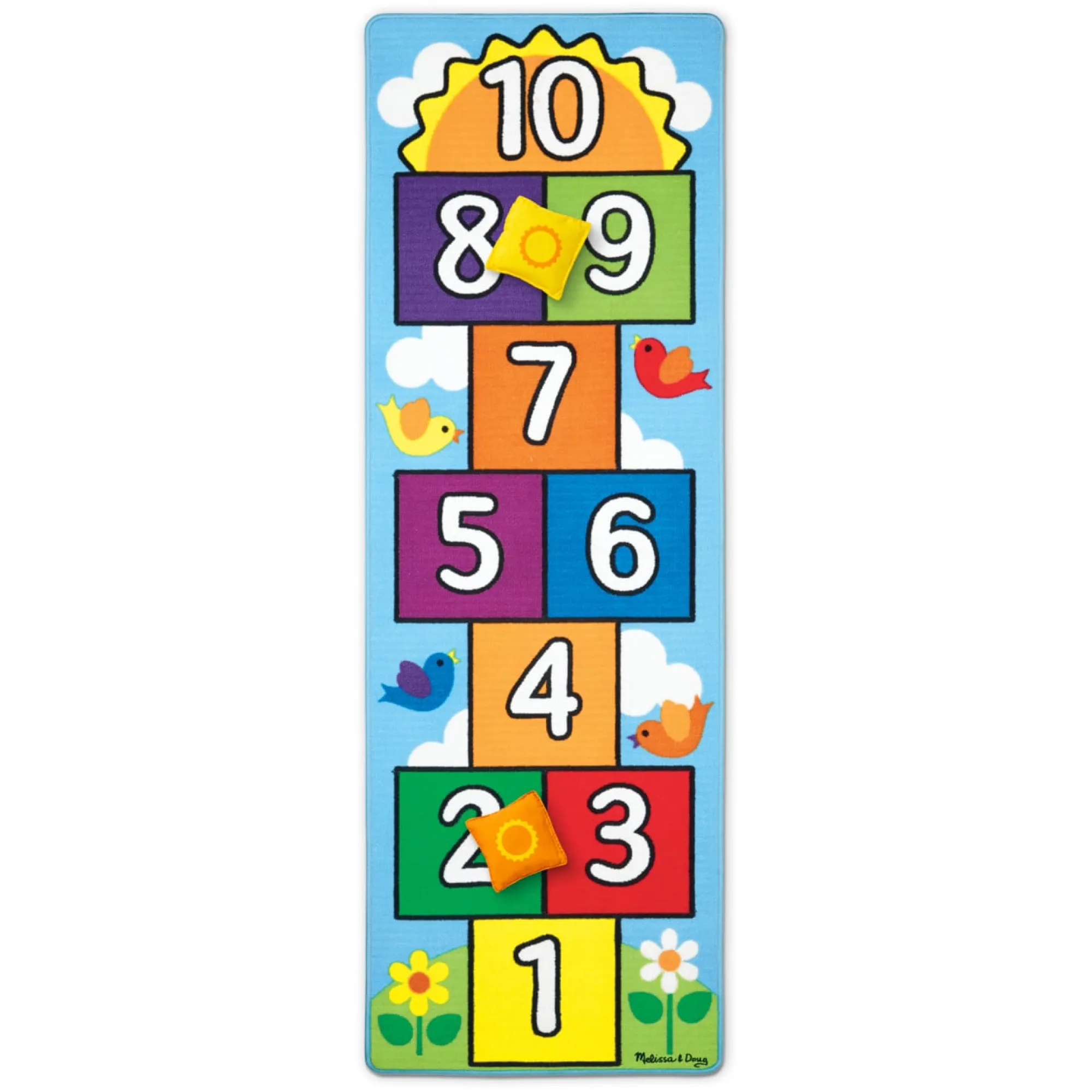 Hop & Count Hopscotch Rug>Melissa & Doug New