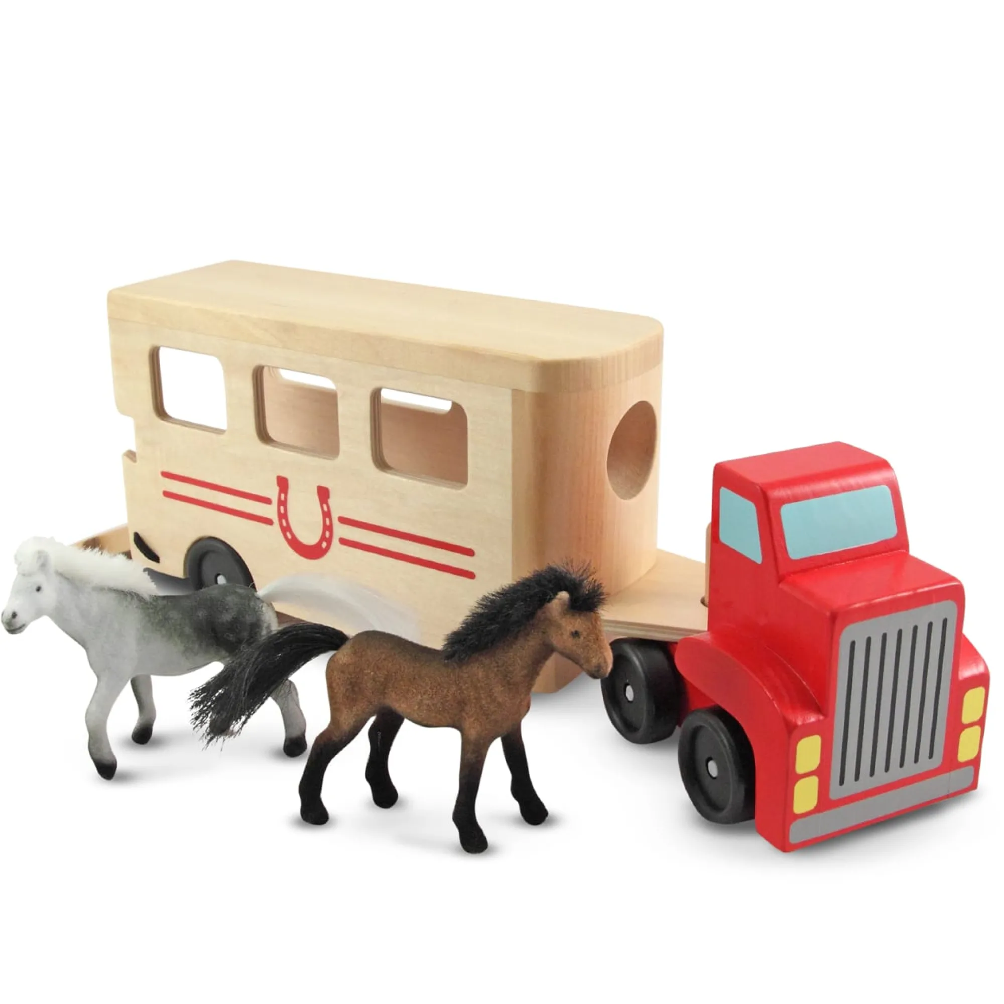 Horse Carrier Wooden Vehicles Play Set>Melissa & Doug Best