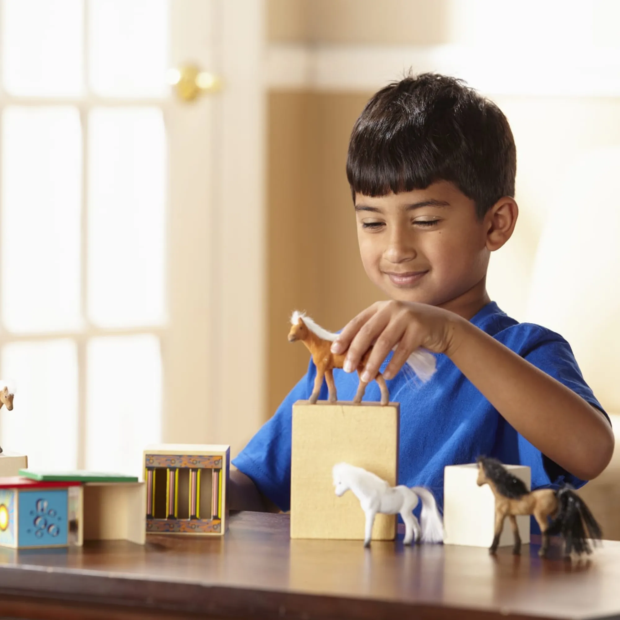 Horse Carrier Wooden Vehicles Play Set>Melissa & Doug Best