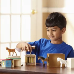 Horse Carrier Wooden Vehicles Play Set><noscript><img width=