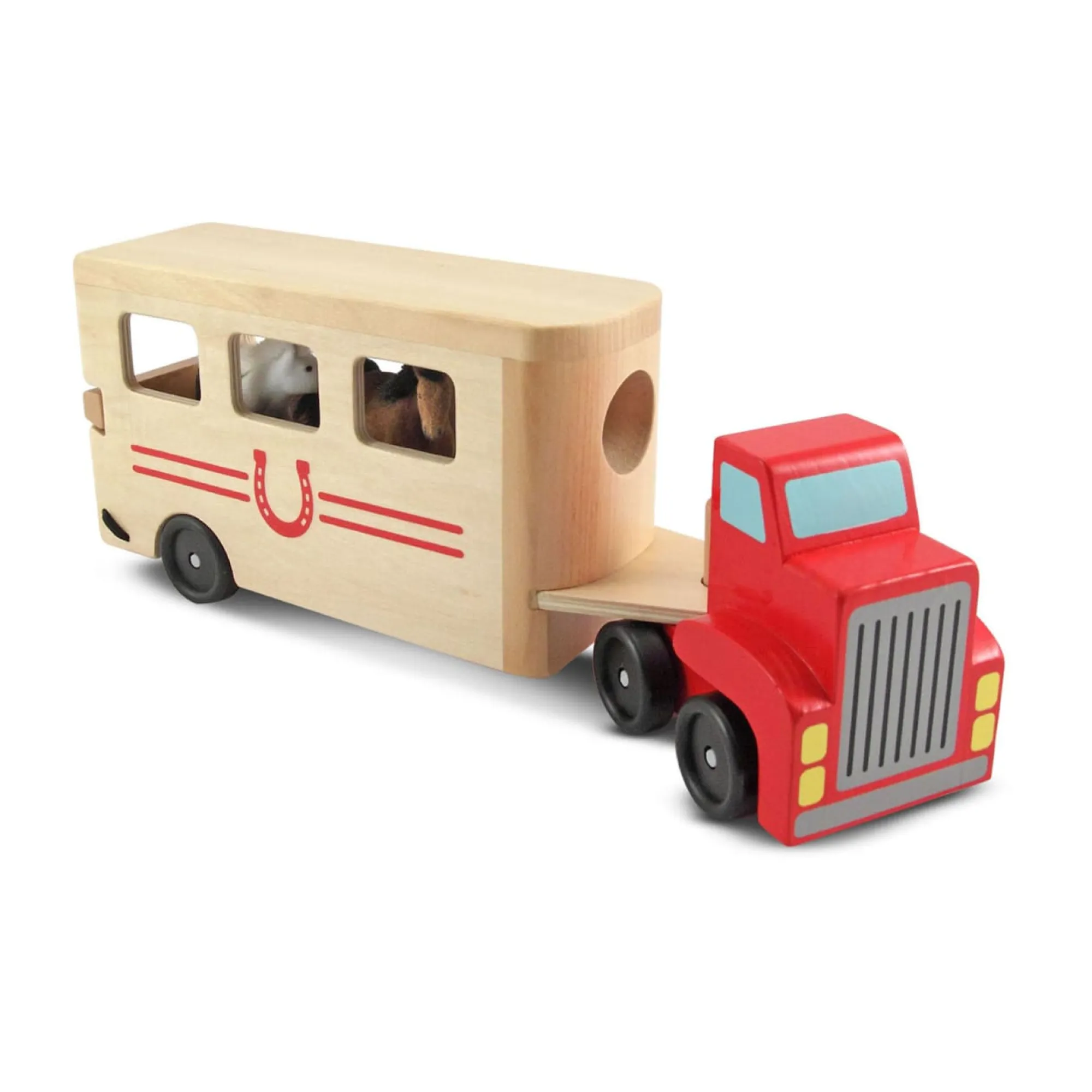 Horse Carrier Wooden Vehicles Play Set>Melissa & Doug Best