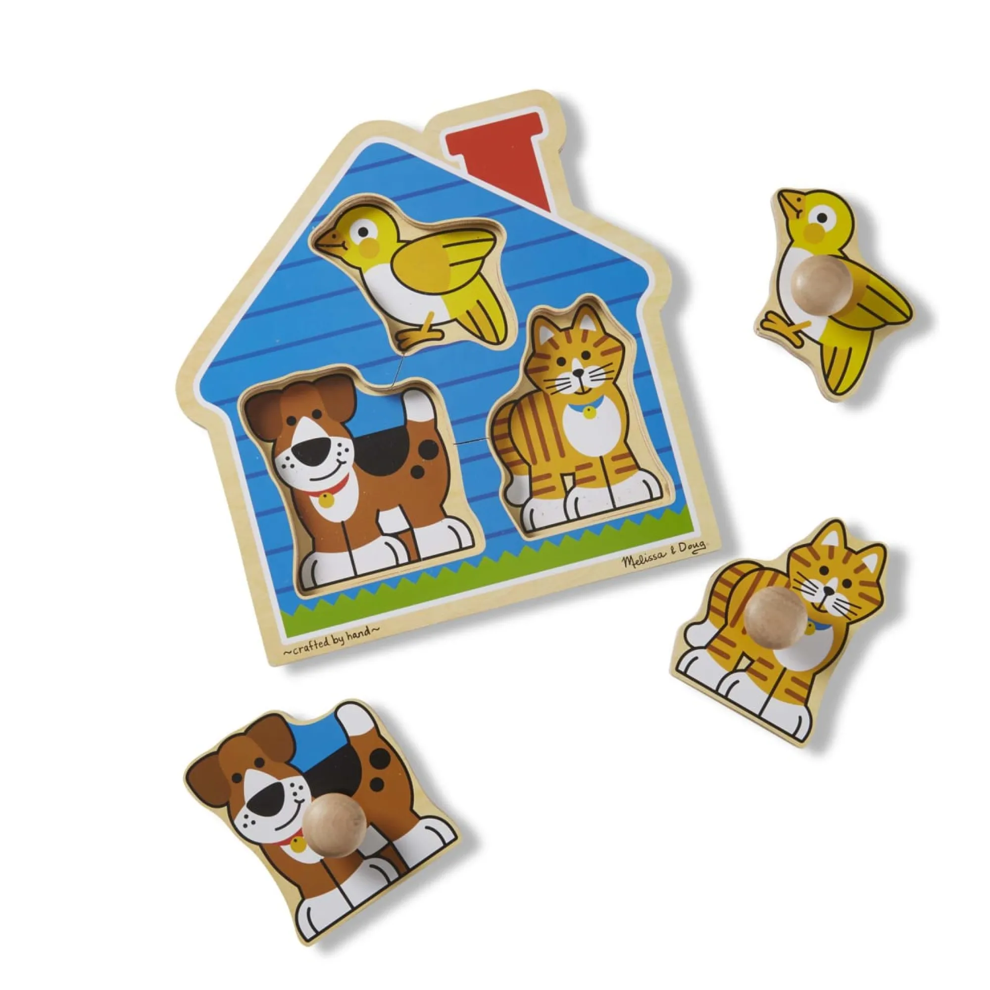 House Pets Jumbo Knob Puzzle - 3 Pieces>Melissa & Doug Sale