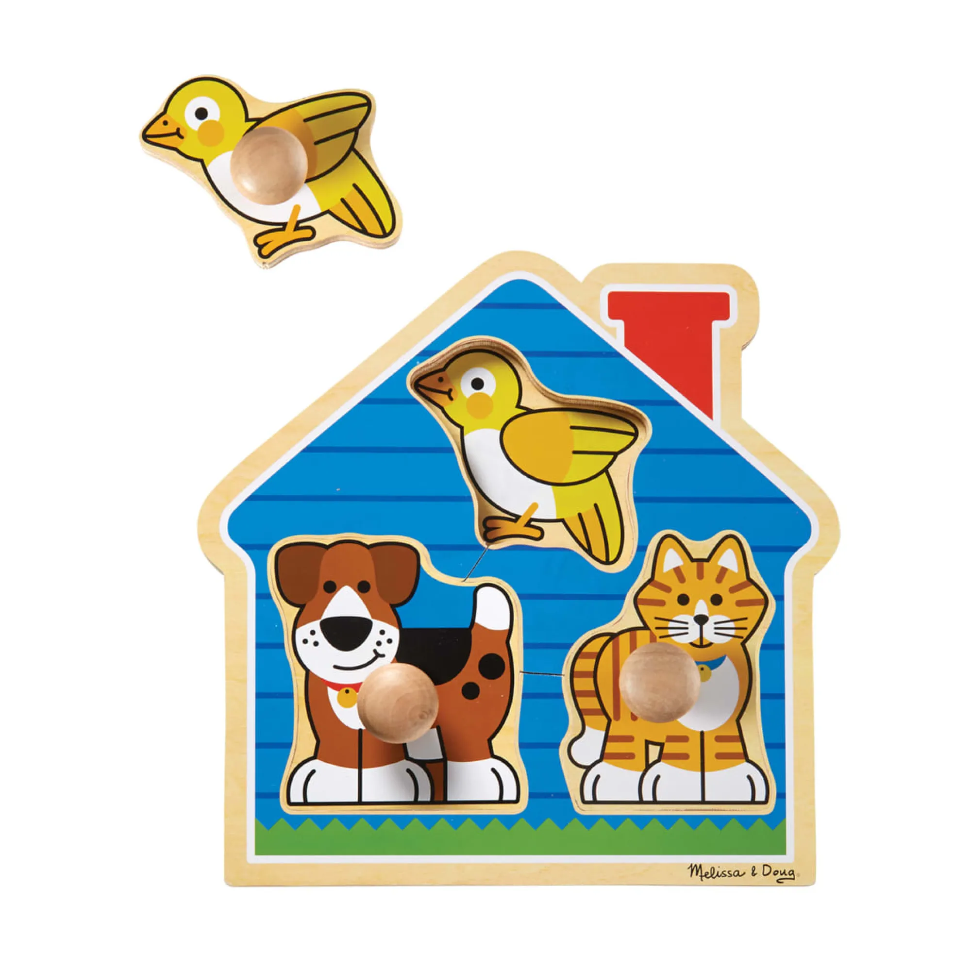 House Pets Jumbo Knob Puzzle - 3 Pieces>Melissa & Doug Sale