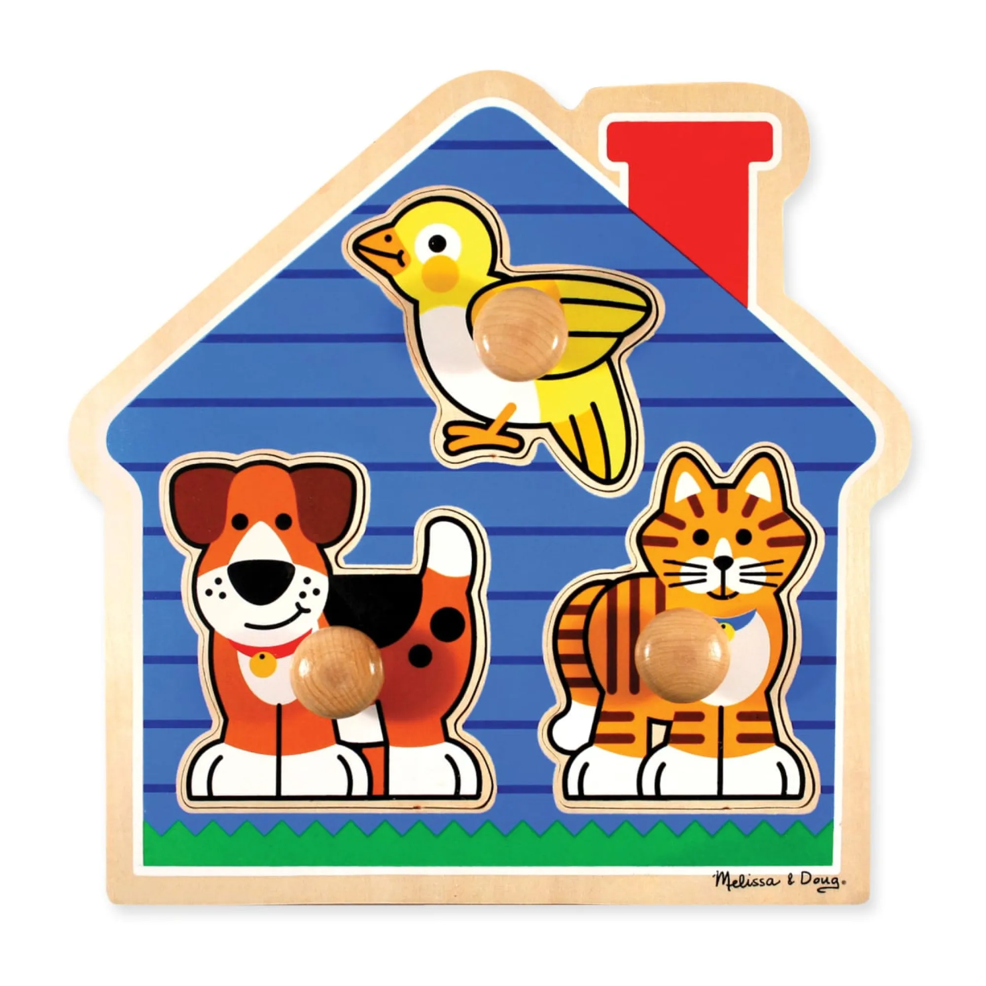 House Pets Jumbo Knob Puzzle - 3 Pieces>Melissa & Doug Sale