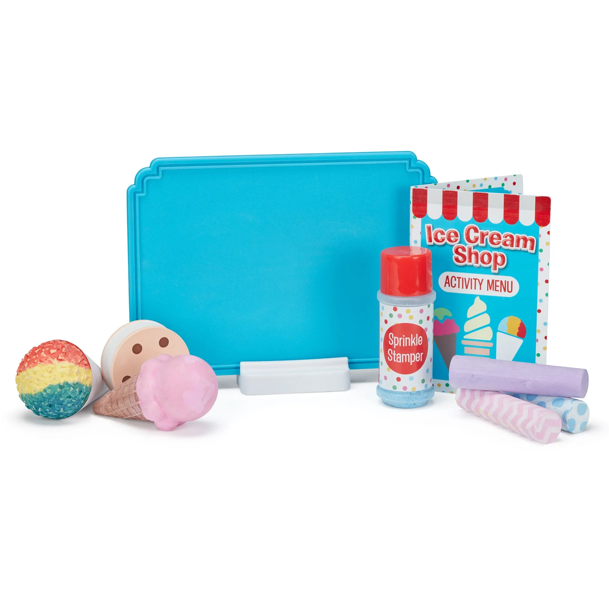 Ice Cream Shop Chalk Play Set>Melissa & Doug Clearance