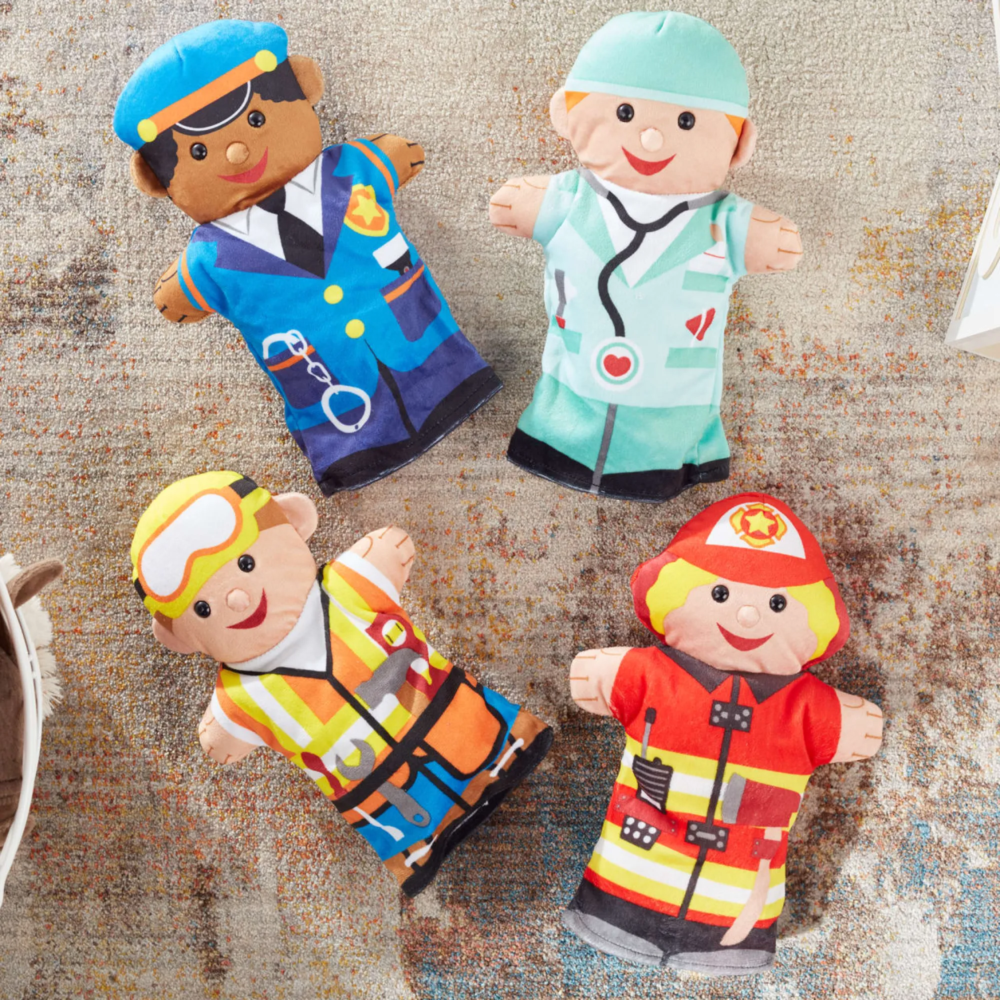 Jolly Helpers Hand Puppets>Melissa & Doug