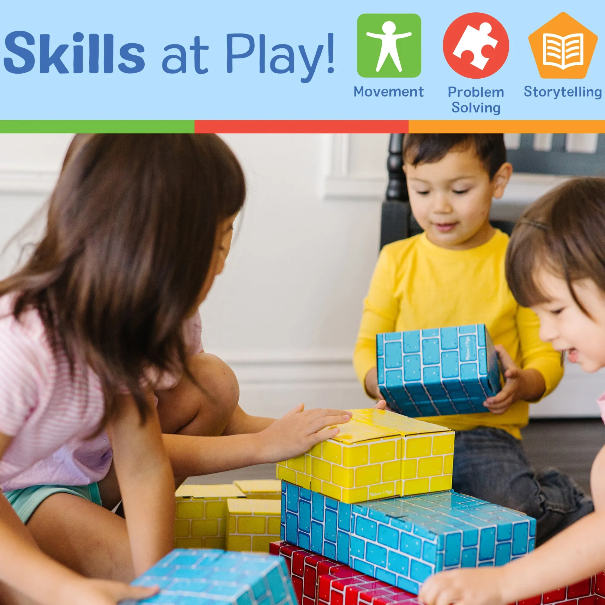 Jumbo Cardboard Blocks - 24 Pieces>Melissa & Doug Sale