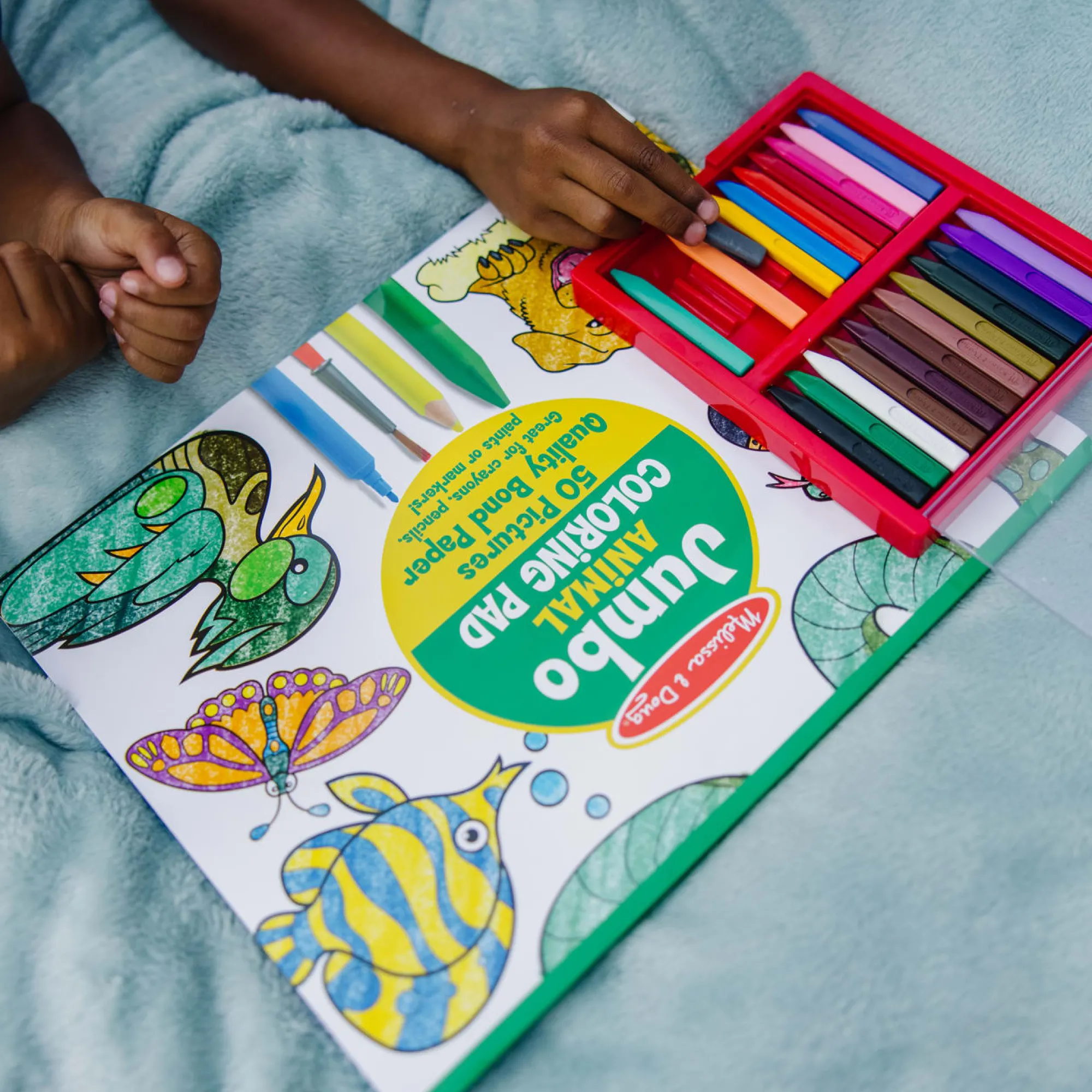 Jumbo Coloring Pad - Animals>Melissa & Doug