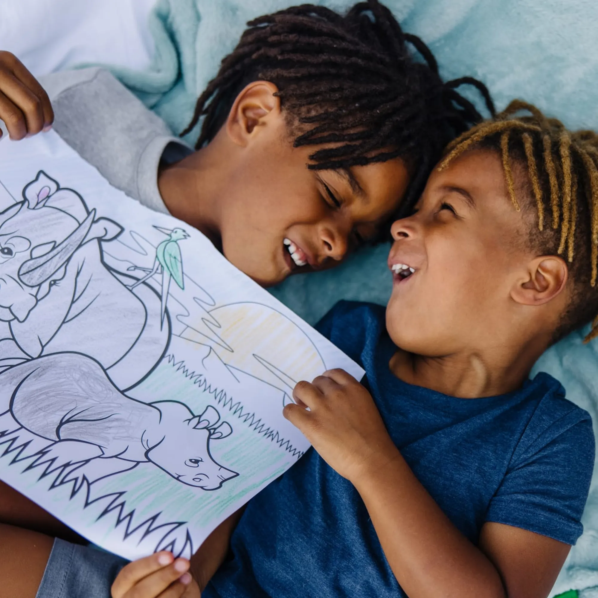 Jumbo Coloring Pad - Animals>Melissa & Doug