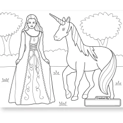 Jumbo Coloring Pad - Princess & Fairy><noscript><img width=