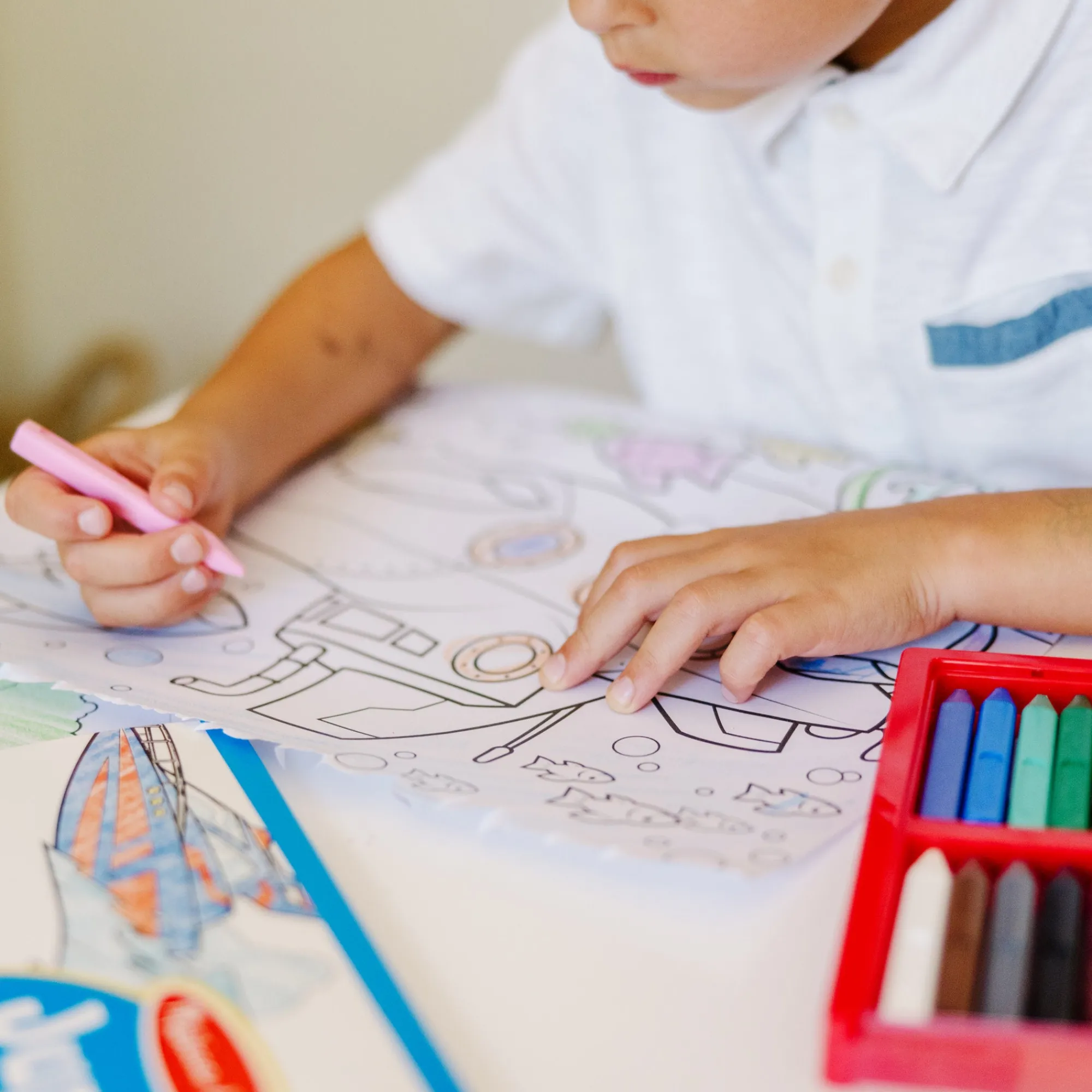 Jumbo Coloring Pad - Vehicles>Melissa & Doug Online