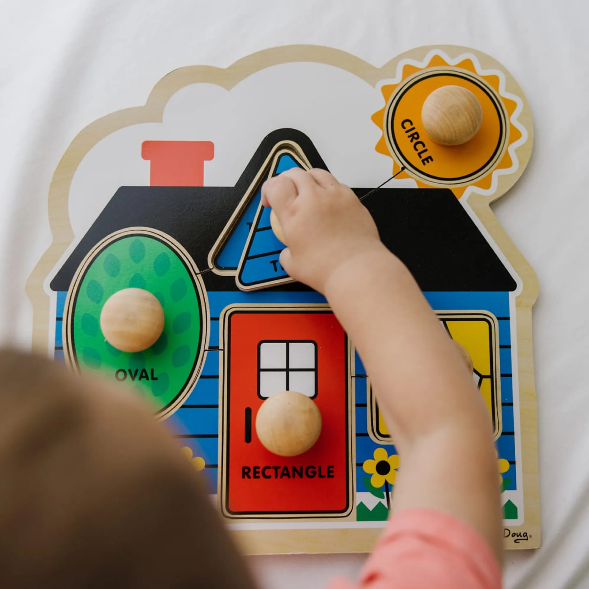 Jumbo Knob Wooden Puzzles Bundle - Shapes and Barn>Melissa & Doug New