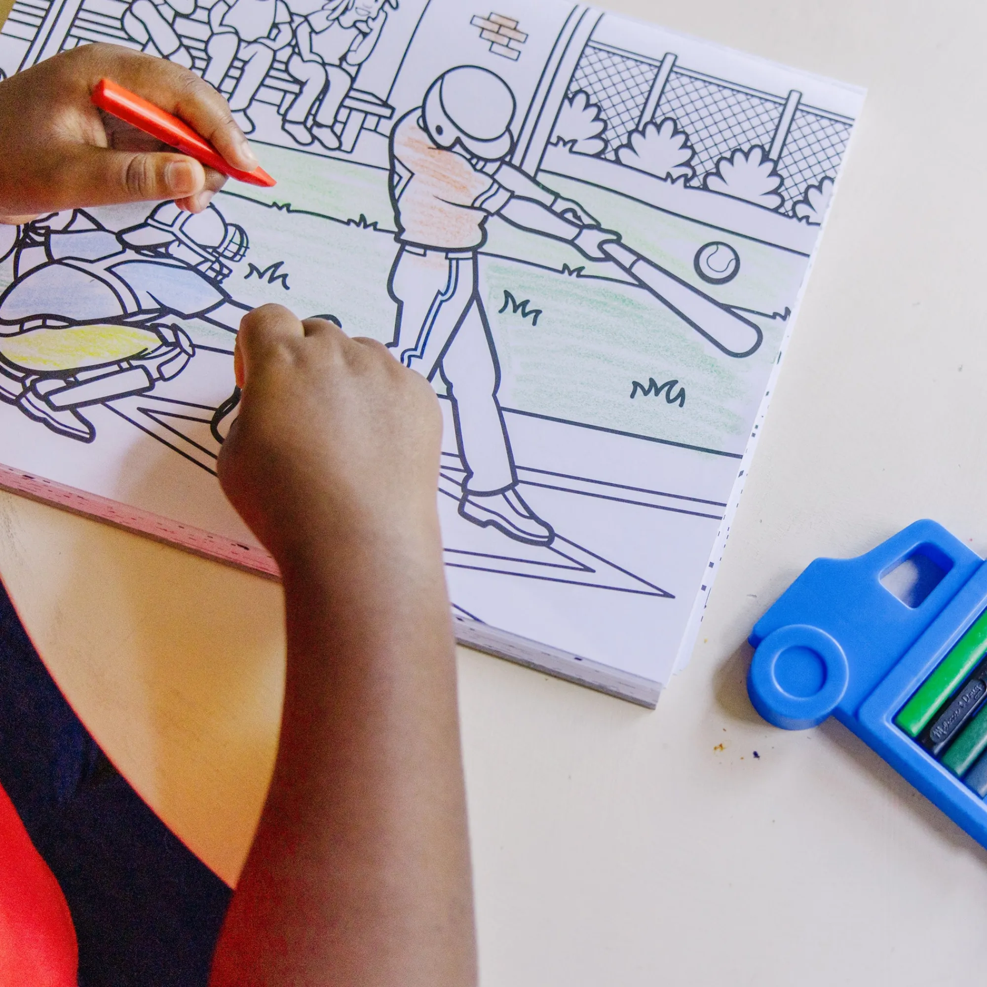 Jumbo 50-Page Kids' Coloring Pad - Space, Sharks, Sports, and More>Melissa & Doug Best