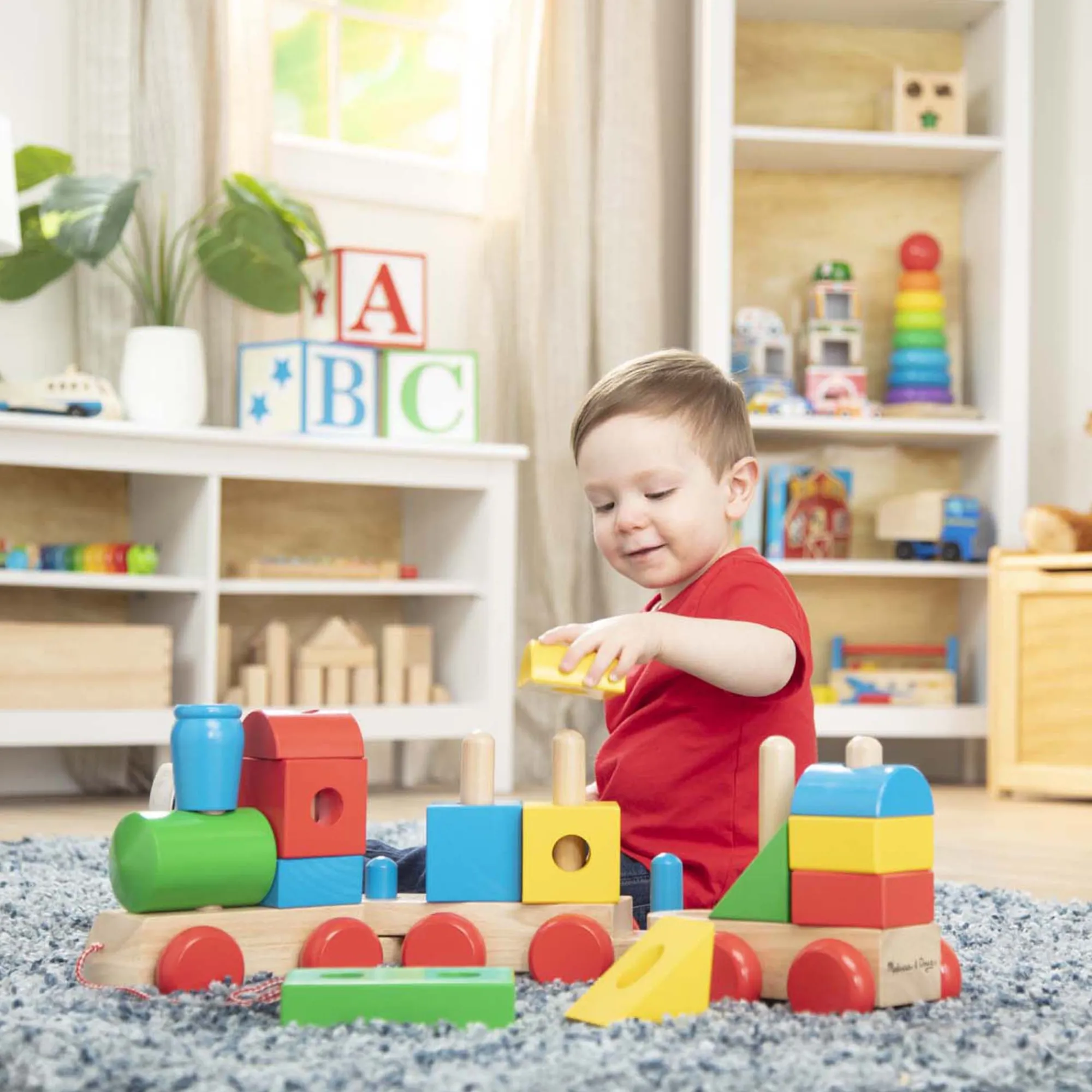 Jumbo Wooden Stacking Train – Classic>Melissa & Doug Discount