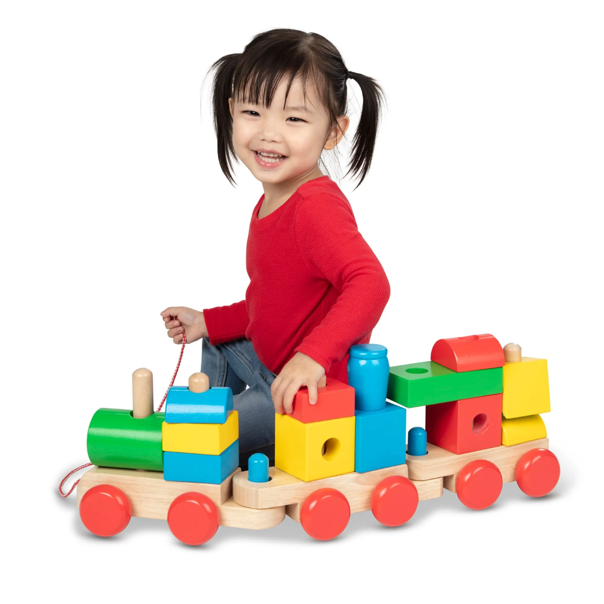 Jumbo Wooden Stacking Train – Classic>Melissa & Doug Discount