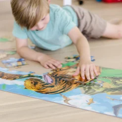 Land of Dinosaurs Floor Puzzle - 48 Pieces><noscript><img width=