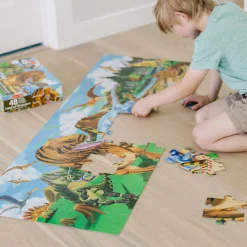 Land of Dinosaurs Floor Puzzle - 48 Pieces><noscript><img width=