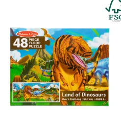 Land of Dinosaurs Floor Puzzle - 48 Pieces><noscript><img width=