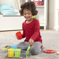 Let's Play House! Wash & Dry Dish Set>Melissa & Doug Outlet
