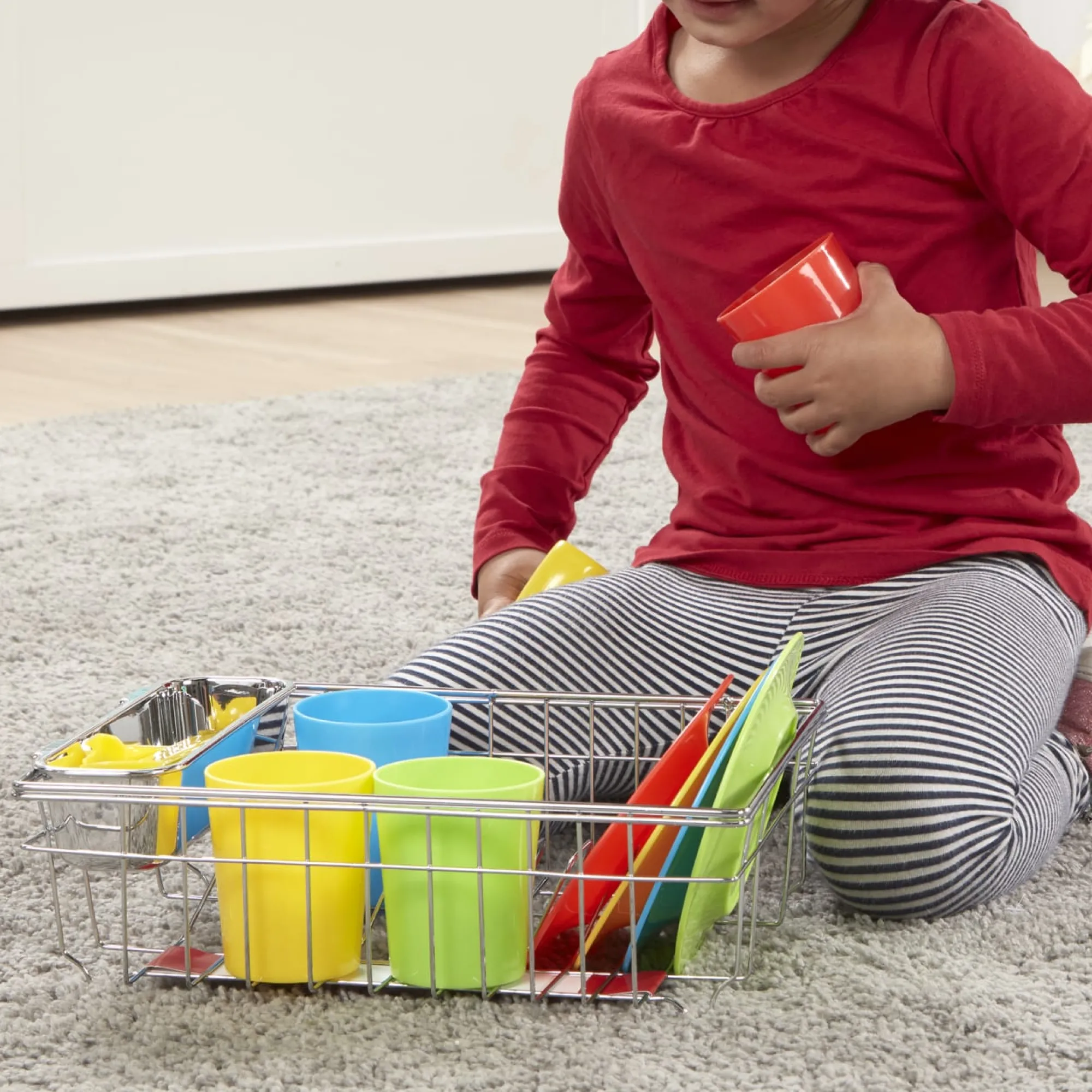 Let's Play House! Wash & Dry Dish Set>Melissa & Doug Outlet