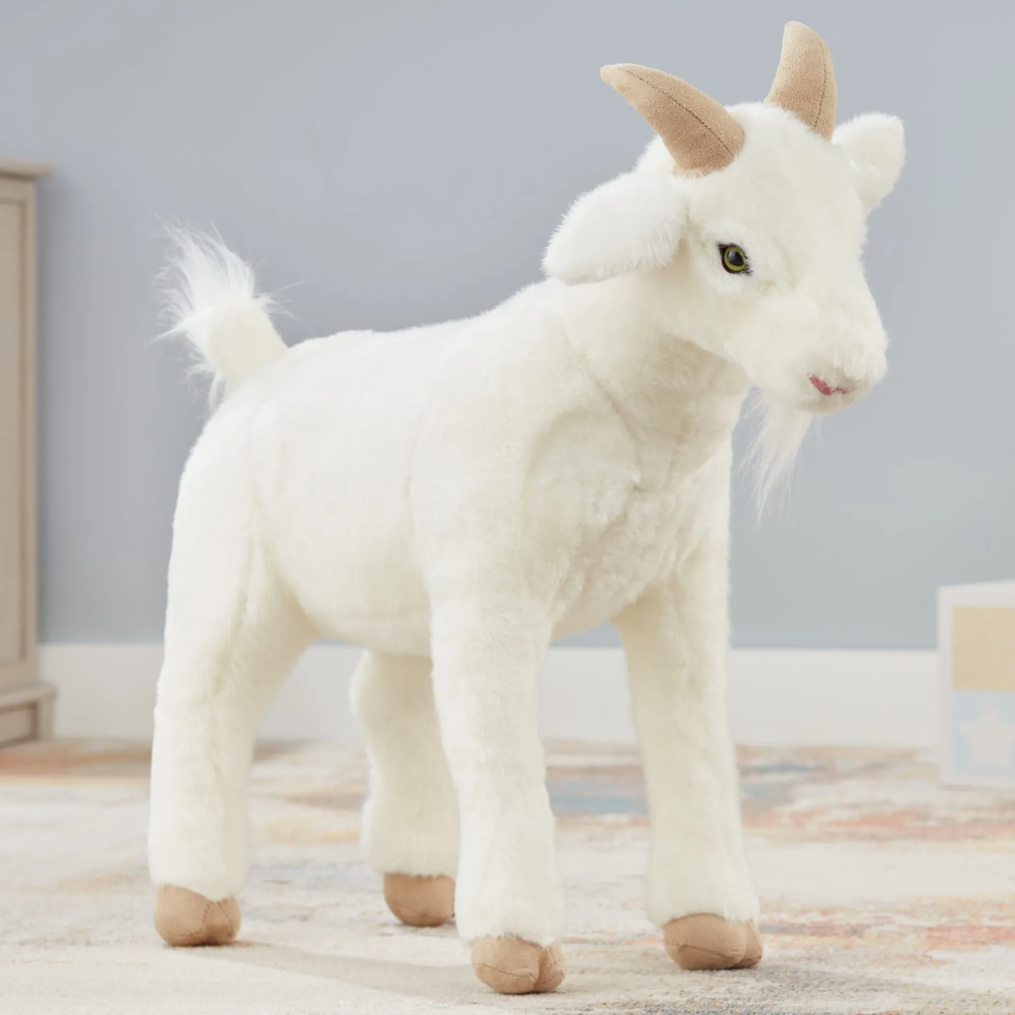 Lifelike Plush Goat>Melissa & Doug New