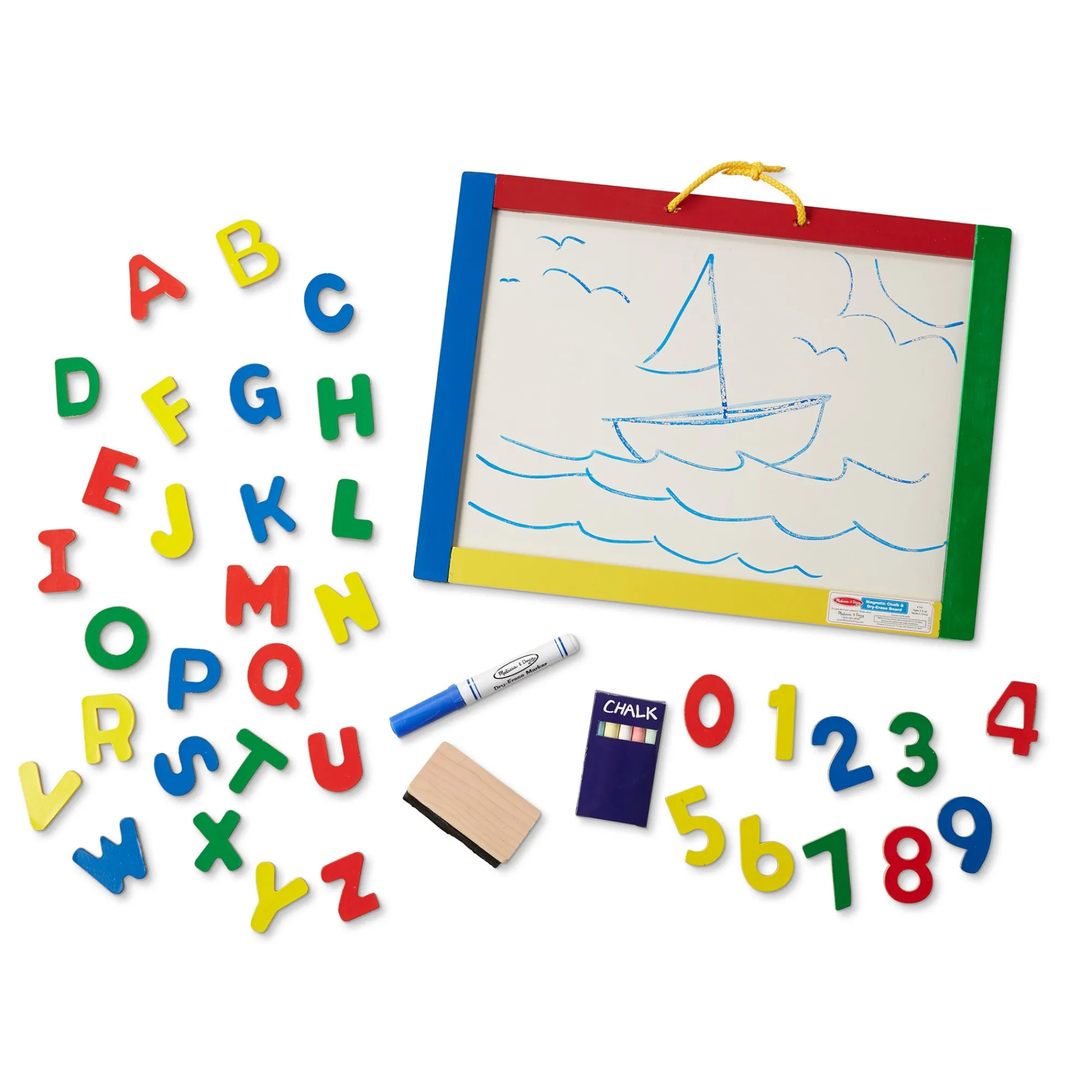 Magnetic Chalkboard & Dry-Erase Board (Uppercase)>Melissa & Doug Sale