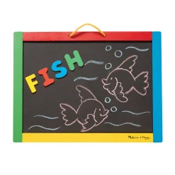 Magnetic Chalkboard & Dry-Erase Board (Uppercase)><noscript><img width=