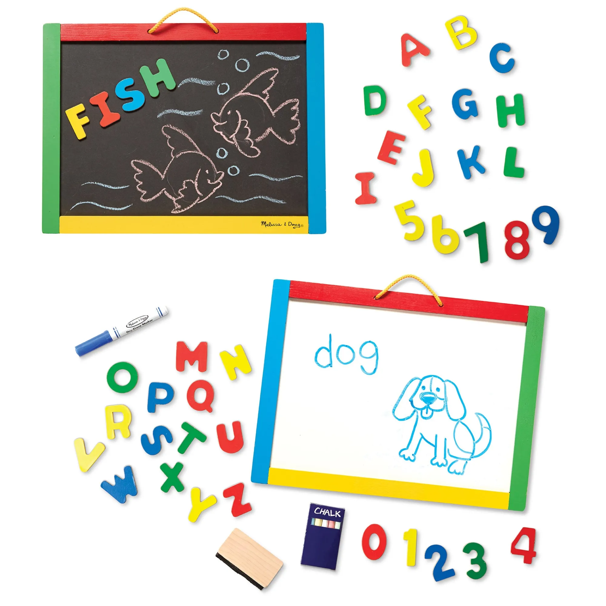 Magnetic Chalkboard & Dry-Erase Board (Uppercase)>Melissa & Doug Sale