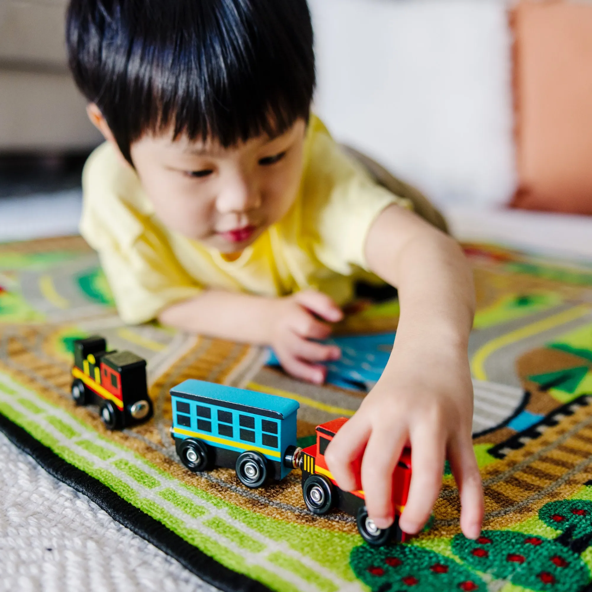 Magnetic Wooden Train Cars>Melissa & Doug Outlet