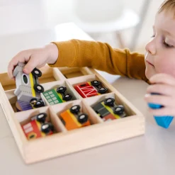 Magnetic Wooden Train Cars><noscript><img width=