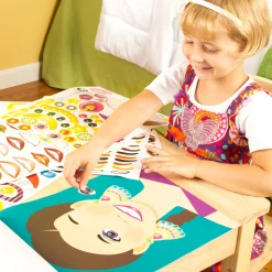 Make-a-Face Sticker Pad - Fashion Faces>Melissa & Doug Online