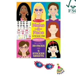 Make-a-Face Sticker Pad - Fashion Faces><noscript><img width=