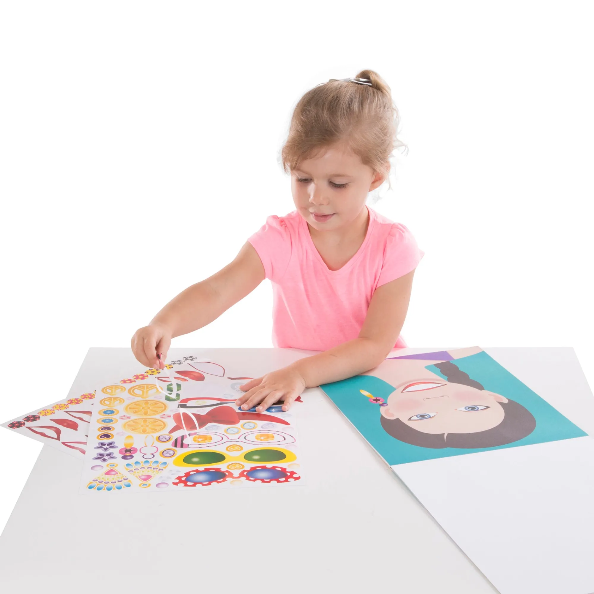 Make-a-Face Sticker Pad - Fashion Faces>Melissa & Doug Online