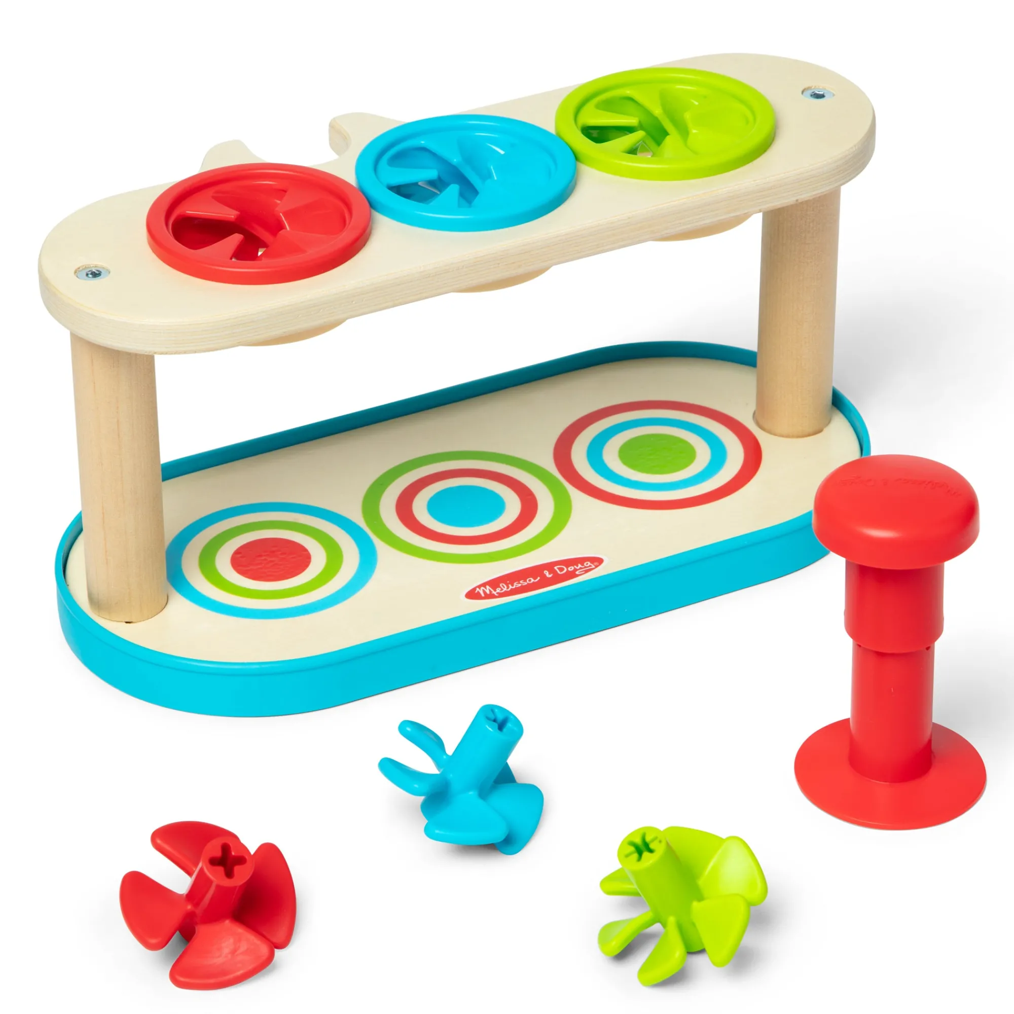 Match & Push Spinning Tops>Melissa & Doug