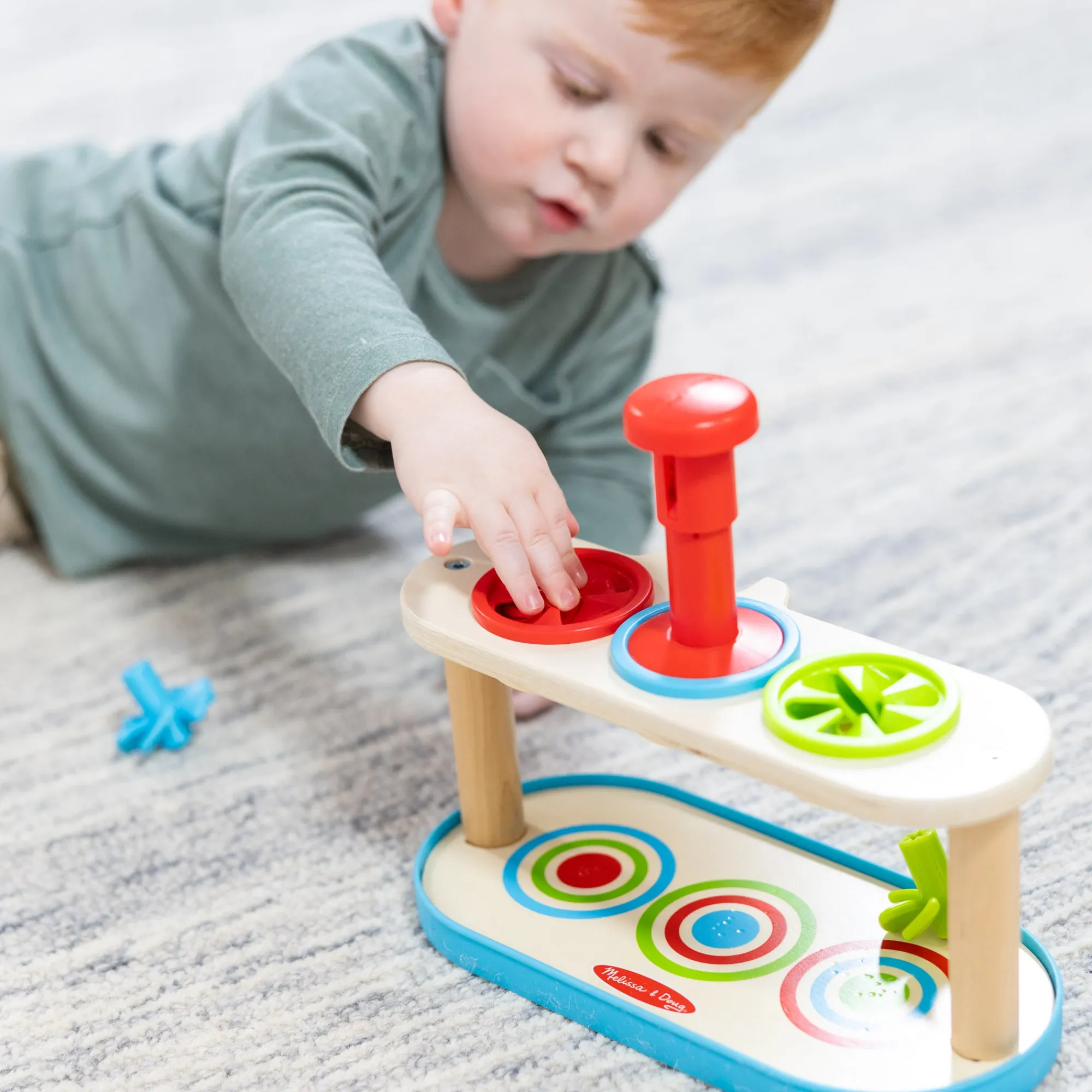 Match & Push Spinning Tops>Melissa & Doug