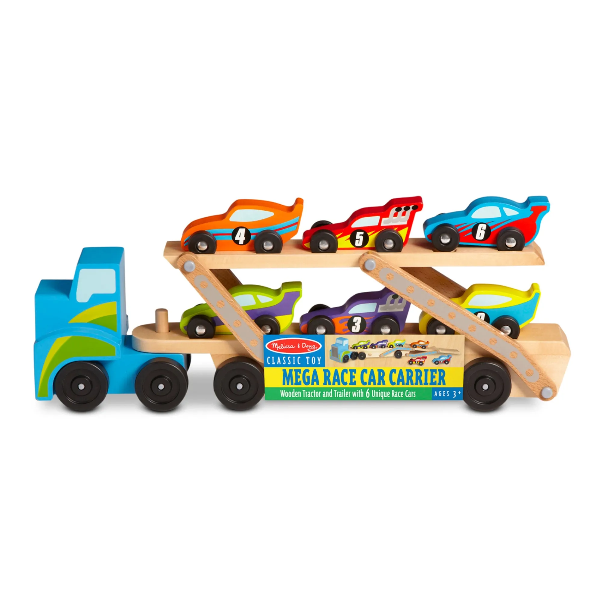 Mega Race Car Carrier>Melissa & Doug Clearance
