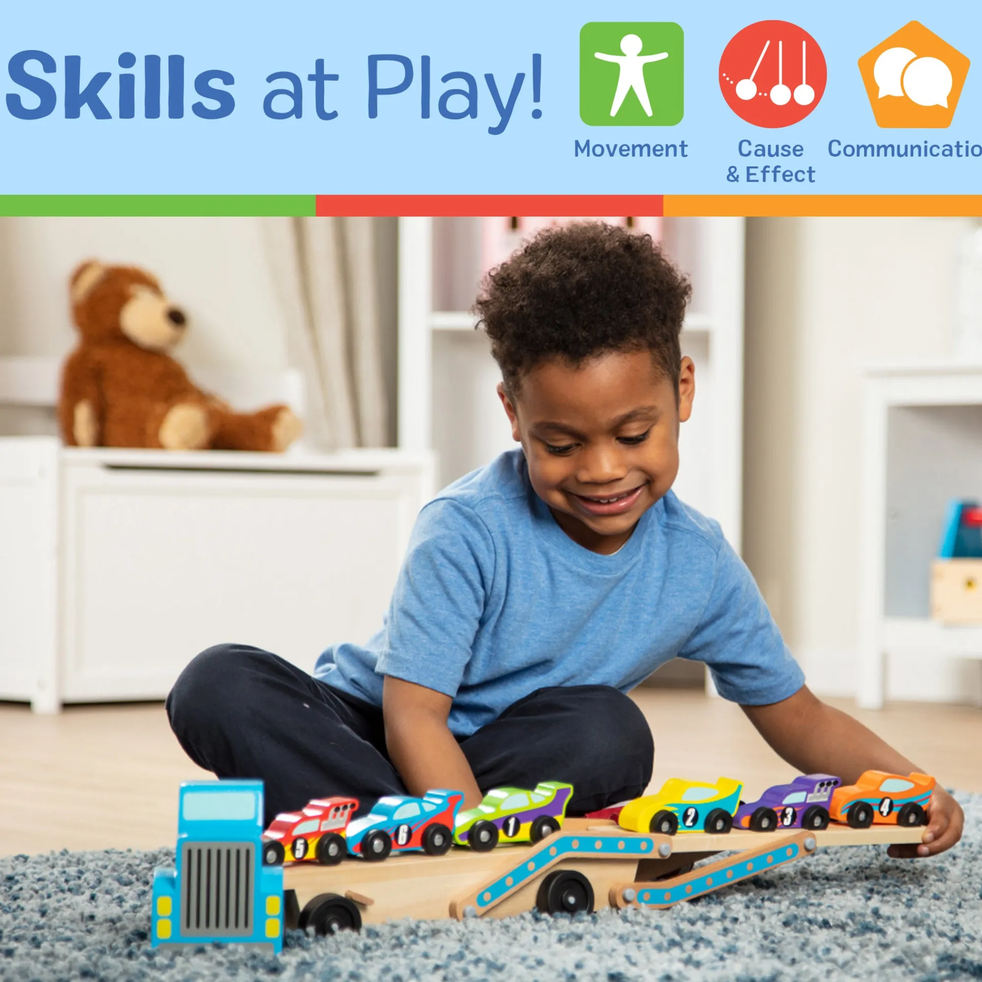 Mega Race Car Carrier>Melissa & Doug Clearance