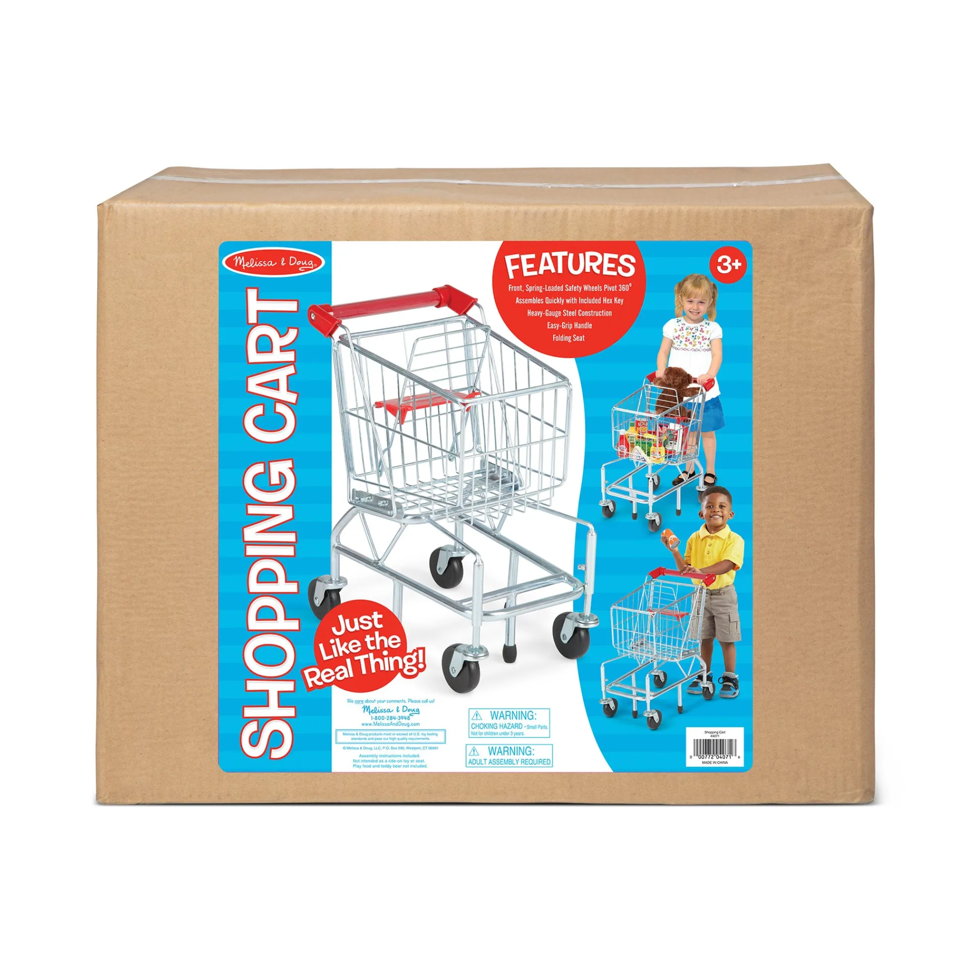 Metal Grocery Shopping Cart Toy>Melissa & Doug Hot