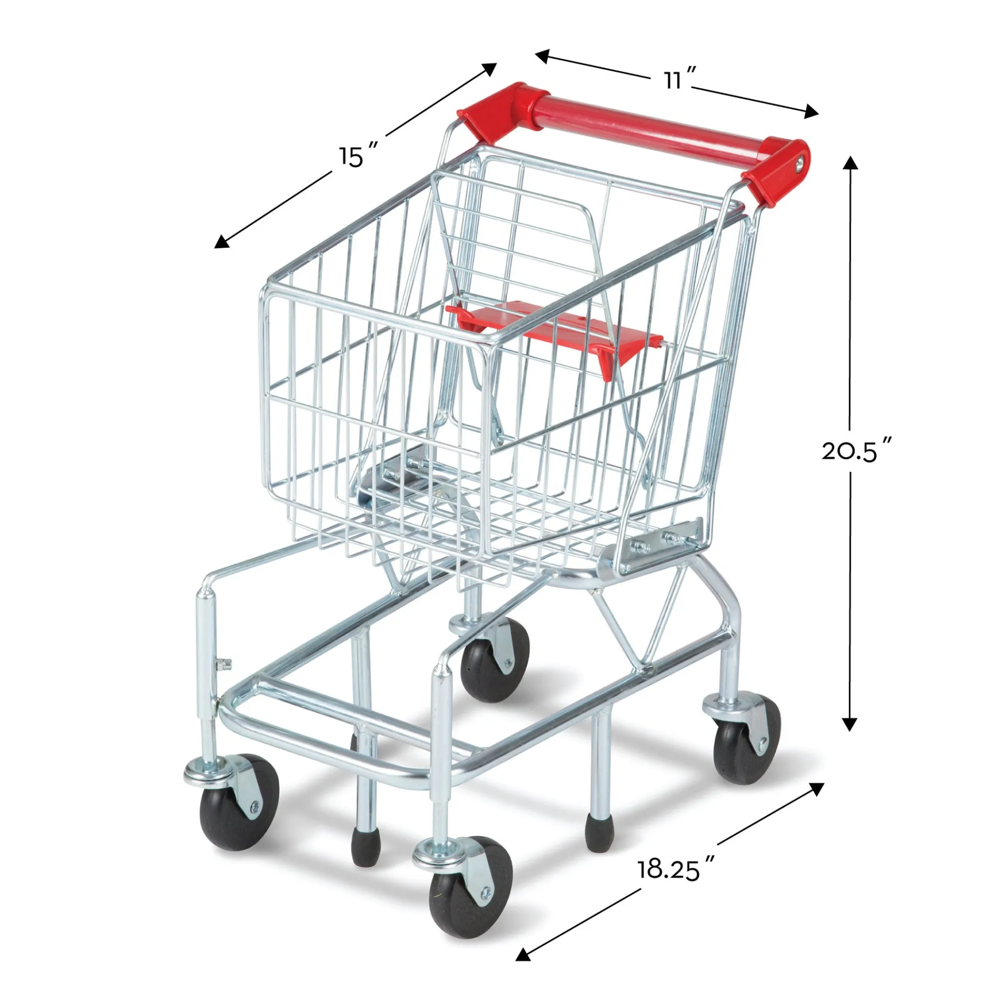 Metal Grocery Shopping Cart Toy>Melissa & Doug Hot
