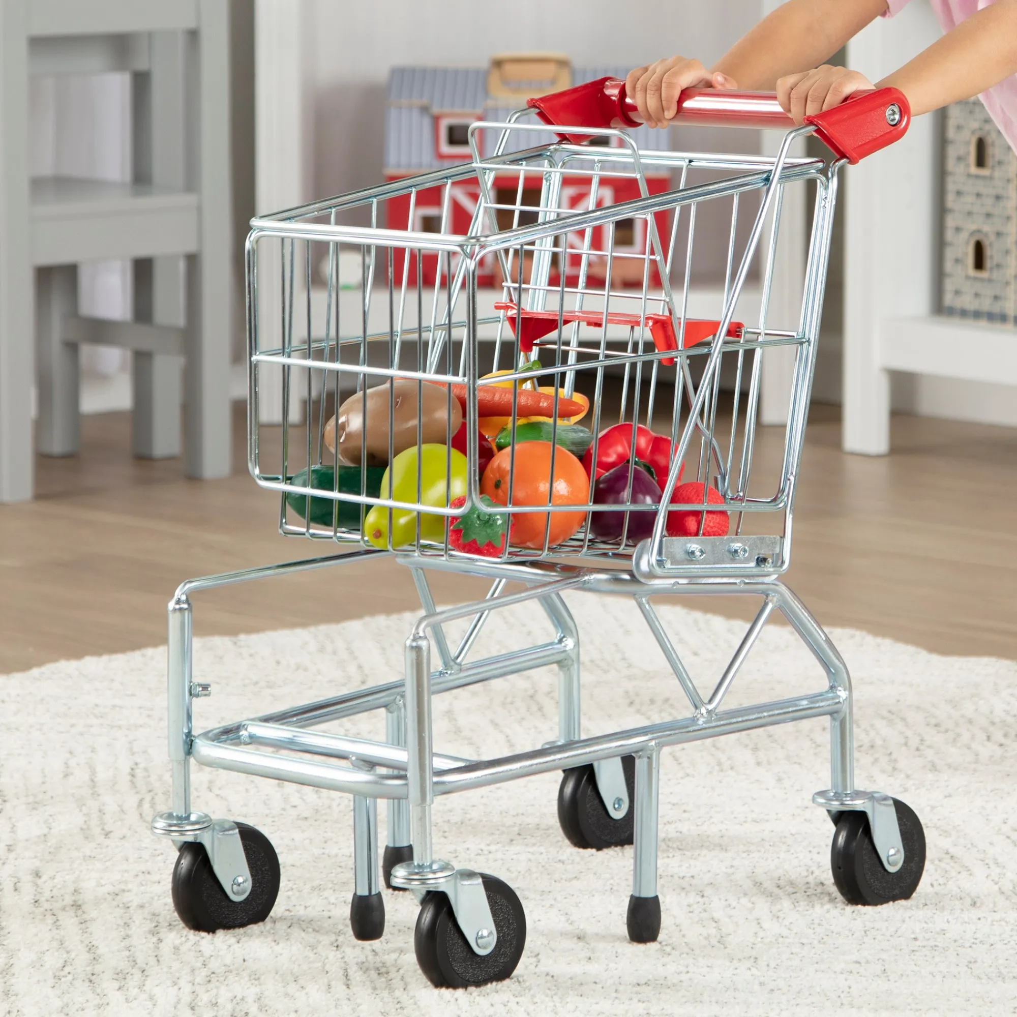 Metal Grocery Shopping Cart Toy>Melissa & Doug Hot