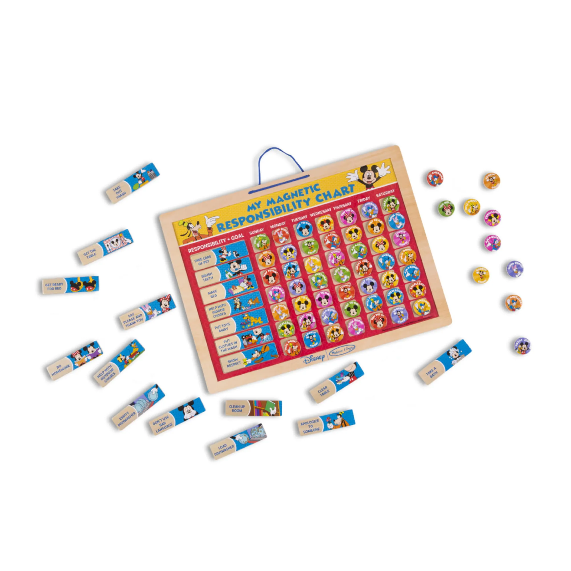 Mickey Mouse My Magnetic Responsibility Chart>Melissa & Doug New